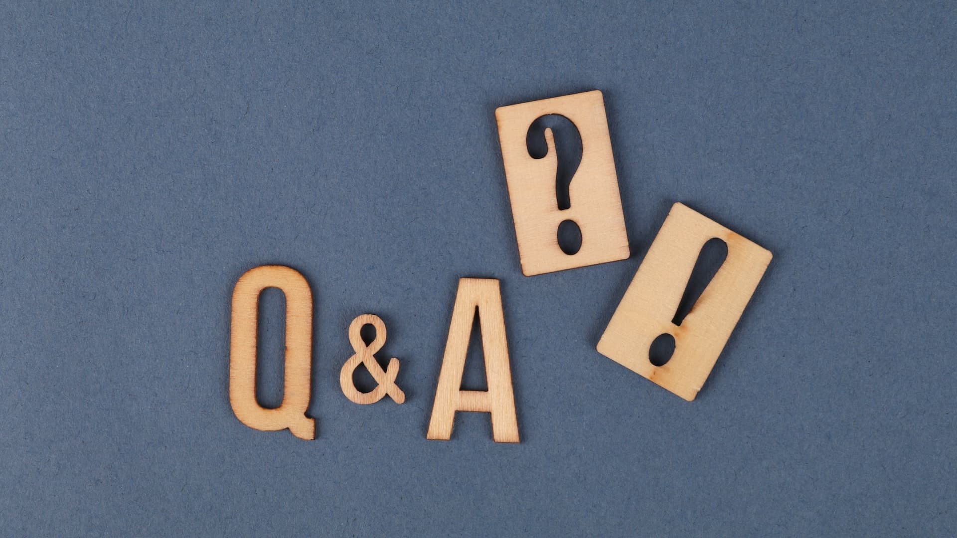 Frequently Asked Questions header image of the acronym Q & A