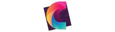 Illustration of programming icons rotating like planets around the CodeBox LLC logo.