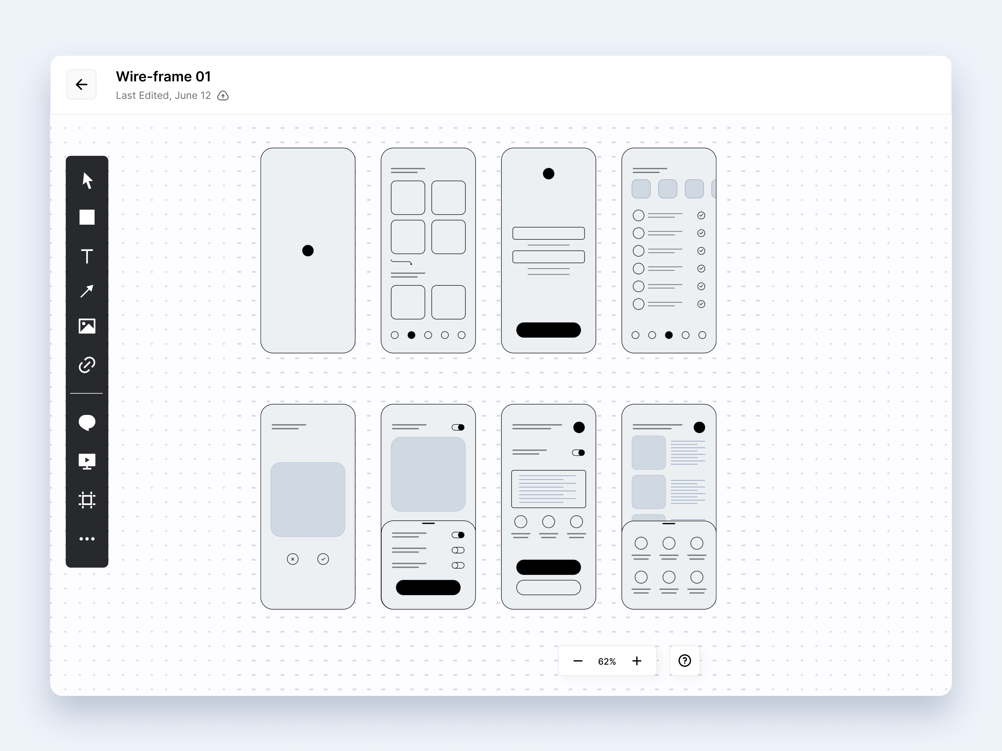 Image showing the UI design process